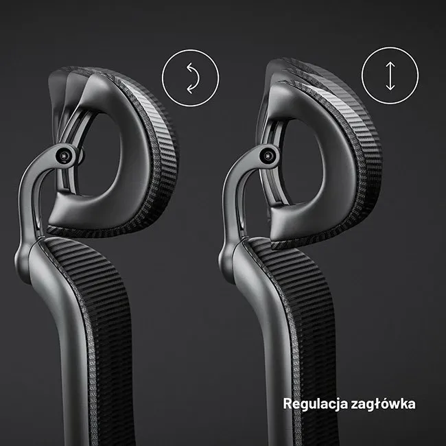 Karrige zyre ergonomike Diablo Chairs V-Light, mbështetje lumbare dinamike, 3D armrests, deri 110 kg, e zezë - 11