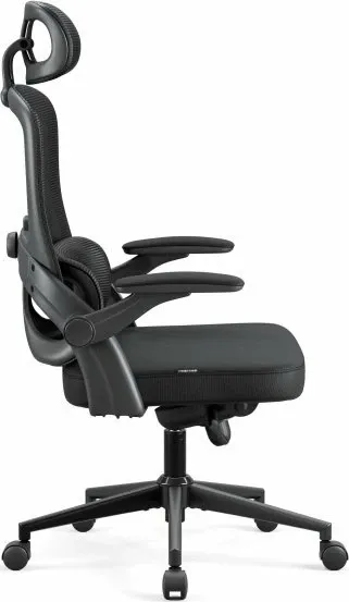 Karrige zyre ergonomike Diablo Chairs V-Light, mbështetje lumbare dinamike, 3D armrests, deri 110 kg, e zezë - 17
