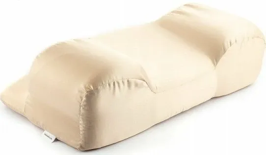Jastëk ortopedik anti-rrudha InnovaGoods INNOVAGOODS, memory foam, 50x14x30 cm, me mbulesë sateni e heqshme, bezhë - 2