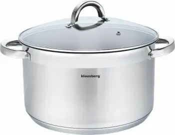 Tenxhere Klausberg KB-7129 11.5L 30cm me kapak, inox/çelik