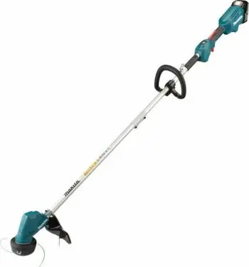 Trimer bari akumulator Makita DUR192LST 18V, 1x5.0Ah, 30 cm, me karikues, blu/jeshile