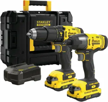 Set veglash me bateri Stanley Fatmax SFMCK465D2T-QW, 18V, 2x2.0Ah, 6-pjesë, me valixhe