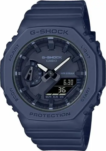Orë dore Casio G-SHOCK GMA-S2100BA-2A1ER, analog-digital, 200 m rezistencë uji, navy blue