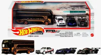 Set vetura lodër Hot Wheels Premium GMH39, 4 copë
