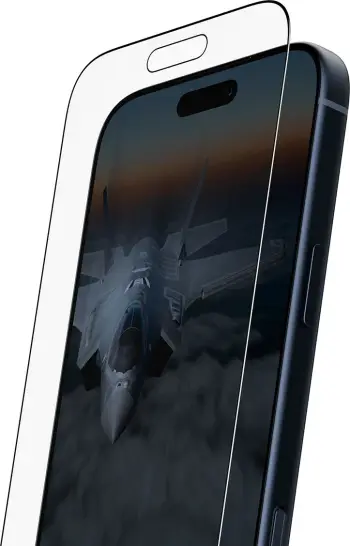 Mbrojtës ekrani PanzerGlass Stealth për iPhone 17 Pro Max, Ultra-Wide Fit, Fastfit, kornizë e zezë