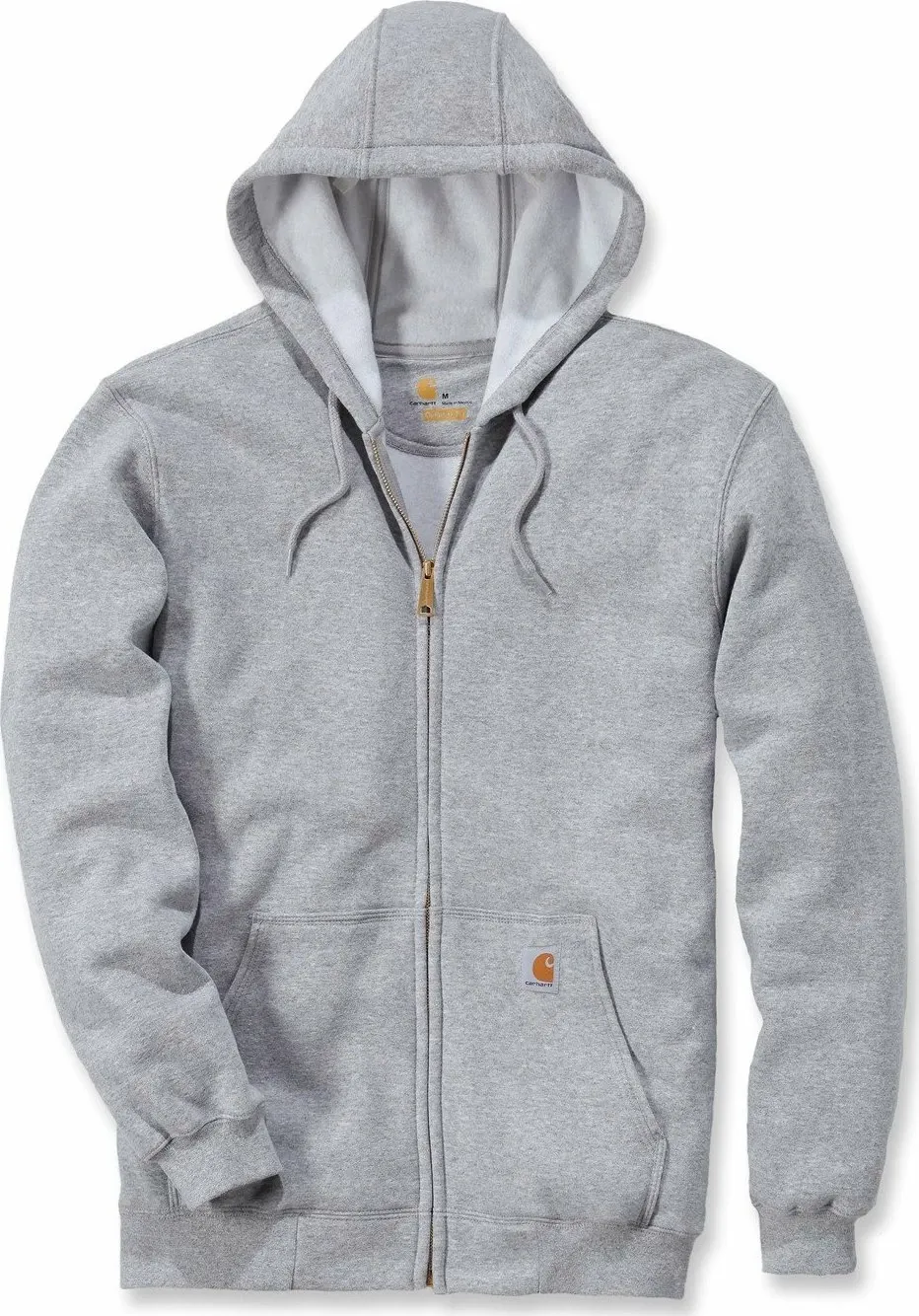 Duks me kapuç Carhartt Midweight Hooded Zip Front, S, gri - 3