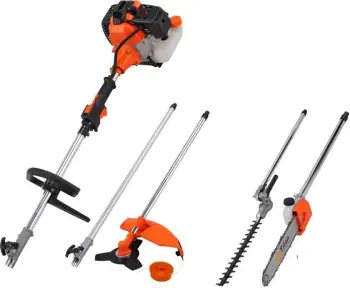 Kositëse bari me benzinë NAC BP427-16MU-T 1.6HP 42.7cm³ 44/25.5cm, set me aksesorë, portokalli/zezë