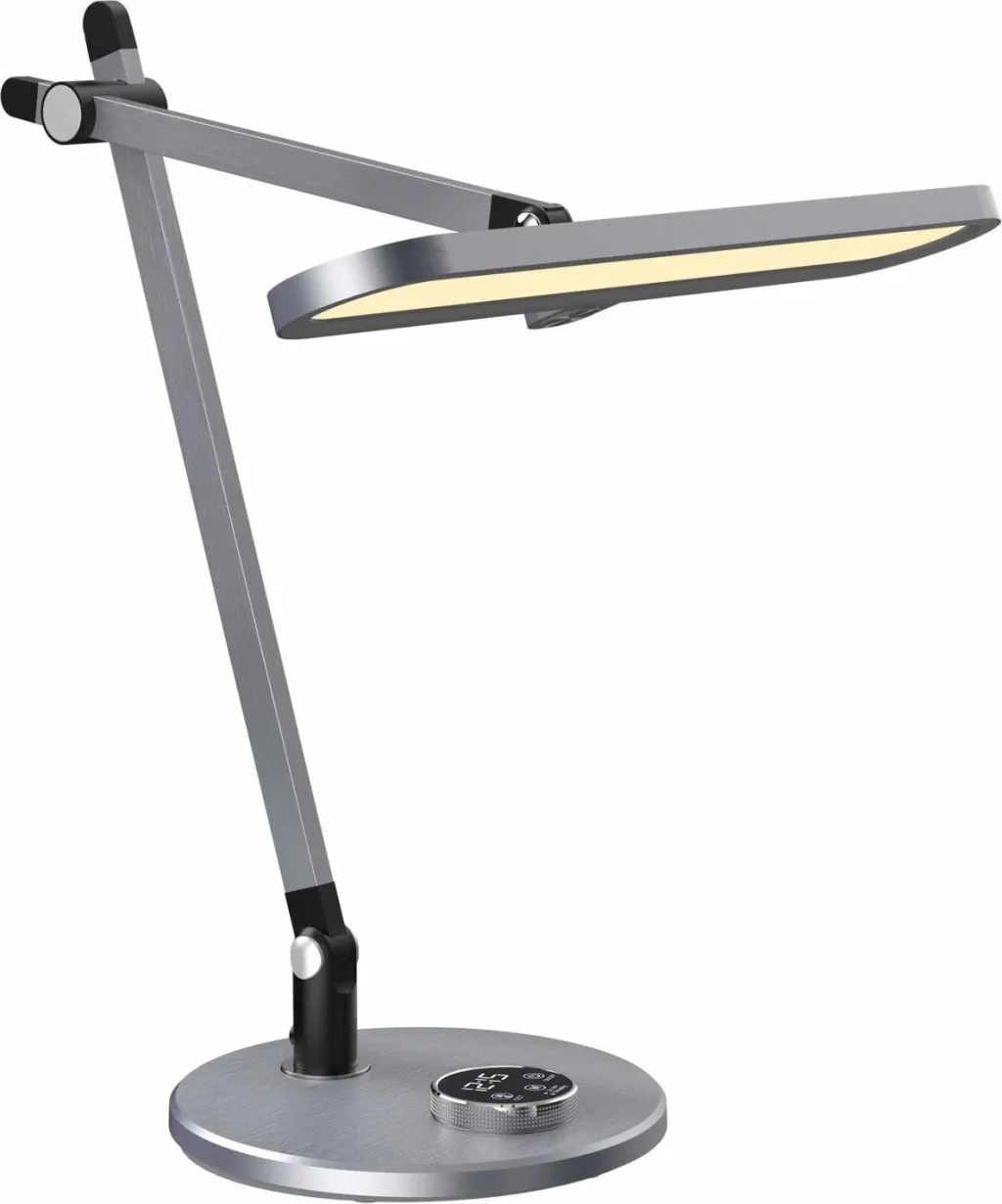 Llambë tavoline Svensson Riga LXBL1892 LED 12W 620lm, gri metalike - 2