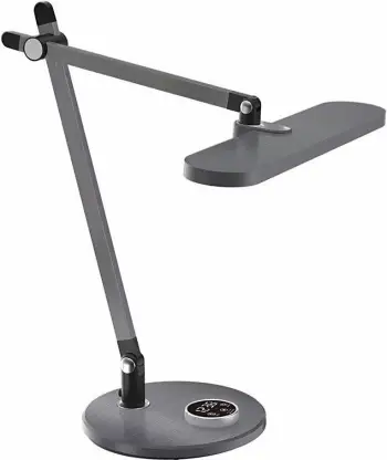 Llambë tavoline Svensson Riga LXBL1892 LED 12W 620lm, gri metalike