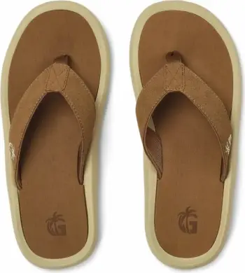Flip-flop për meshkuj Gumbies Noosa, latte [Madhësia: 45]