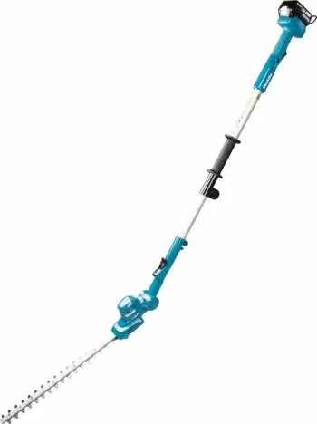 Shkurrese gardhi me shtyllë teleskopike Makita DUN461WZ, 18V LXT, teh 46 cm, max 18 mm, blu, pa bateri/pa karikues