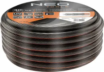 Zorrë kopshti Neo Professional 15-841 1/2" 30 m 6-shtresore, e zezë/portokalli