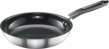 Tigan skuqjeje Fiskars Functional 1072310 24 cm, veshje qeramike, argjend