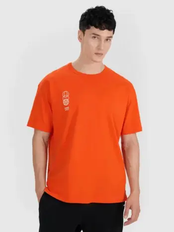 Maicë oversize për meshkuj 4F, me print [Madhësia: M]