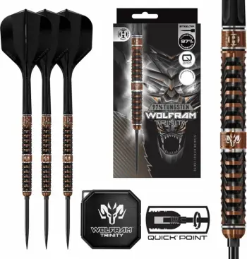Shigjeta steeltip Harrows TOLFRAM TRINITY 97%, set [Pesha: 22 g]