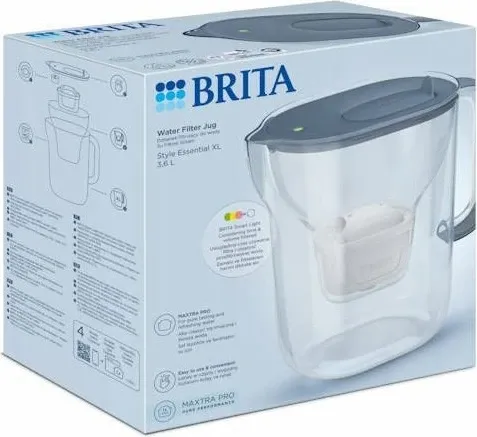 Kanicë filtruese uji Brita Style Essential XL 3.6 L + filtër MAXTRA PRO Pure Performance, blu, 1 copë - 11