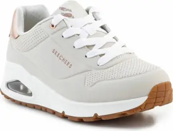 Këpucë Skechers femra, të kremta [Madhësia: 33.5]