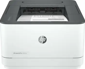 Printer lazer HP LaserJet Pro 3002dw (3G652F), A4, duplex automatik, Wi‑Fi/Bluetooth/Ethernet/USB, bardhë