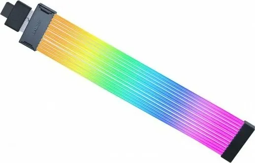 Kabllo ndriçimi RGB për GPU Lian Li Strimer Wireless 12V-2x6 Wide 340mm 174 LED 2.4GHz e bardhë - 1