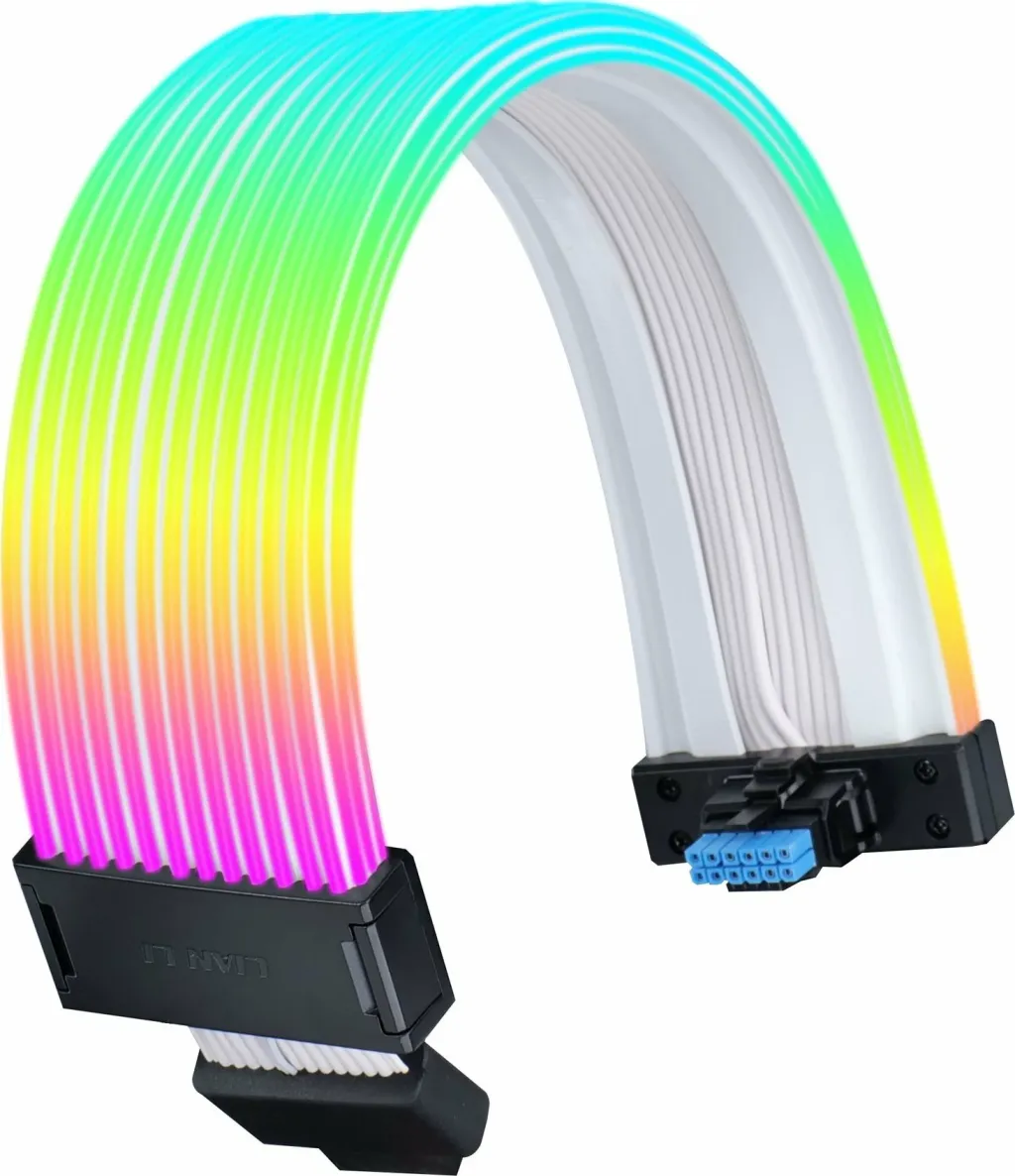 Kabllo ndriçimi RGB për GPU Lian Li Strimer Wireless 12V-2x6 Wide 340mm 174 LED 2.4GHz e bardhë - 2