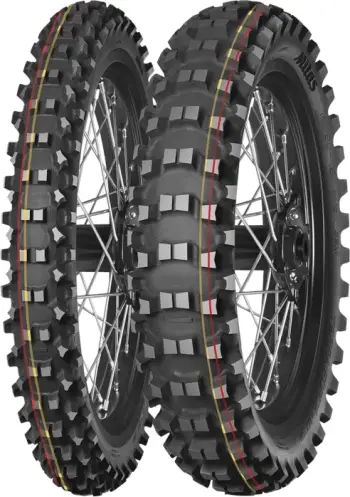 Gomë motoçiklete Mitas Terra Force-MX SM (F) 60/100-12 36M TT NHS, shirit kuq e verdhë