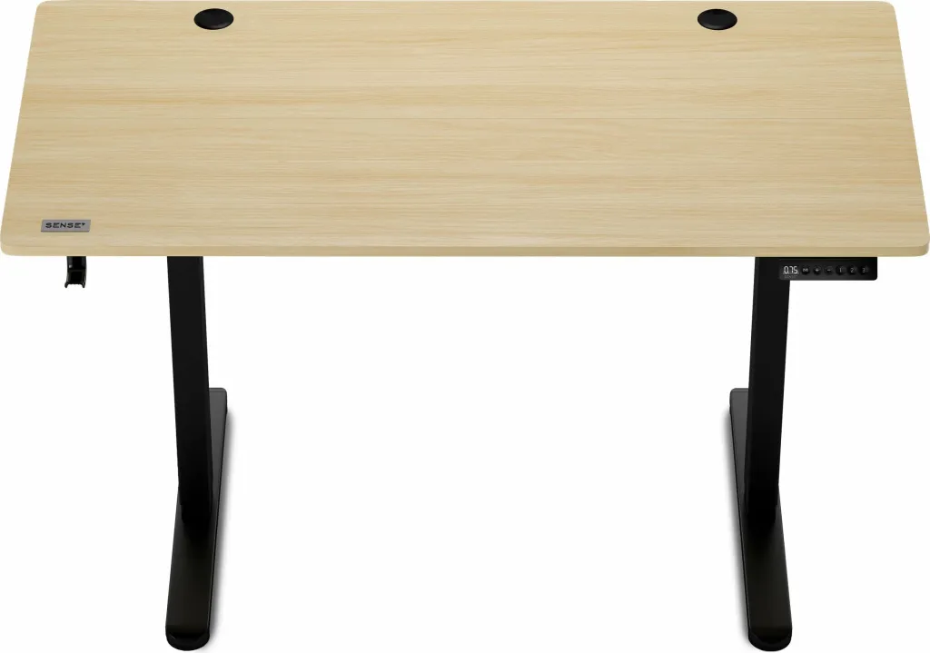 Tavolinë elektrike SENSE7 NOJO, rregullim lartësie 72-118 cm, 120x60 cm, memorie 3 pozicione, ngarkesë max 70 kg, E zezë/Pishë - 5