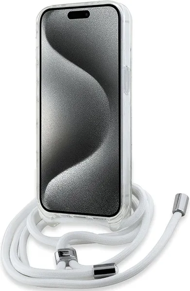 Mbështjellës Karl Lagerfeld IML Choupette Head & Cord MagSafe për iPhone 15/14/13, Transparent - 4