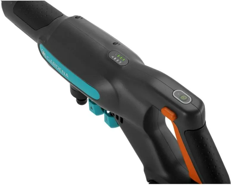 Pastrues me presion Gardena AquaClean 24/18V Solo 14800-55, 24 bar, pa bateri/karikues, zorrë thithëse 5 m + gryka 0°/15°/40° - 3