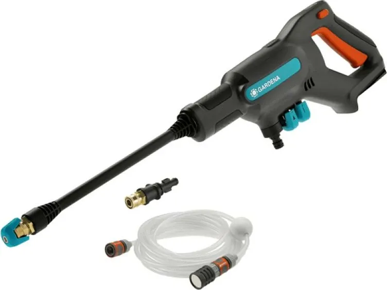 Pastrues me presion Gardena AquaClean 24/18V Solo 14800-55, 24 bar, pa bateri/karikues, zorrë thithëse 5 m + gryka 0°/15°/40° - 4