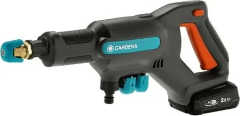 Pastrues me presion Gardena AquaClean 24/18V Solo 14800-55, 24 bar, pa bateri/karikues, zorrë thithëse 5 m + gryka 0°/15°/40° - 5