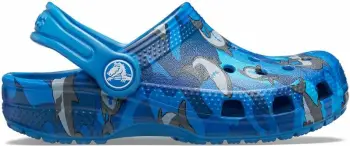 Sandale fëmijësh Crocs Classic Shark Clog Jr 206147, të kaltra [Madhësia: 24 - 25]
