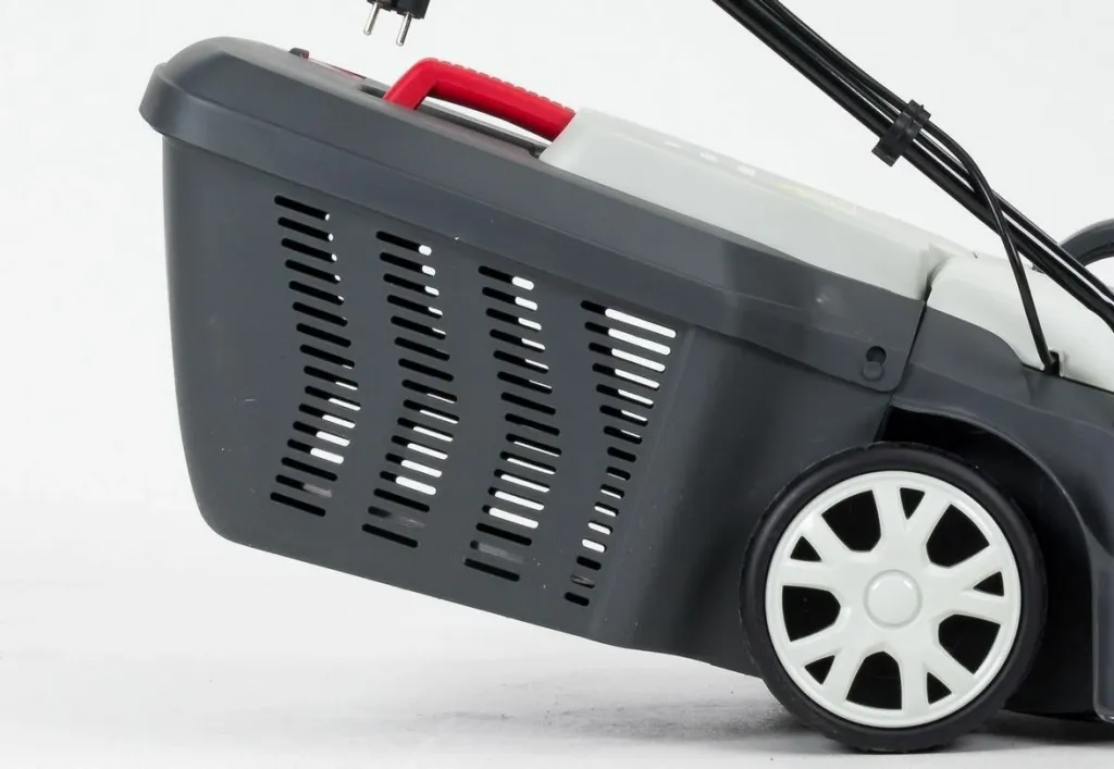 Kositëse bari elektrike NAC LE16-38-PB-KC 1600 W, 38 cm, kosh 45 L, gri/bardhë - 7