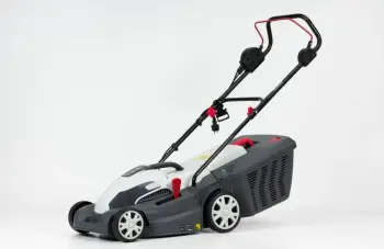 Kositëse bari elektrike NAC LE16-38-PB-KC 1600 W, 38 cm, kosh 45 L, gri/bardhë