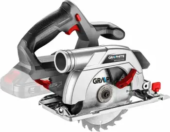 Sharrë rrethore me bateri Graphite 58G023 18V 165mm, gri/zezë, pa bateri/karikues