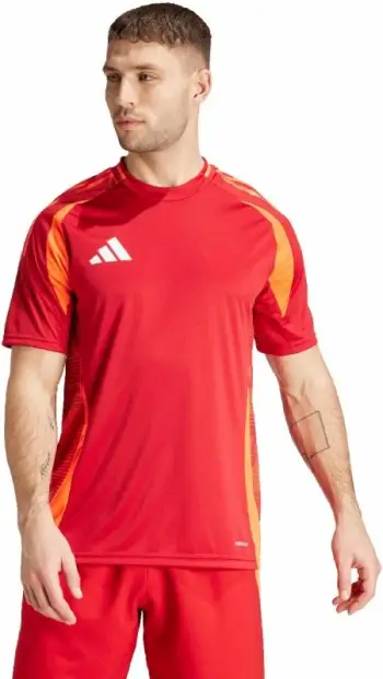 Fanellë për meshkuj adidas, e kuqe dhe portokalli [Madhësia: M]