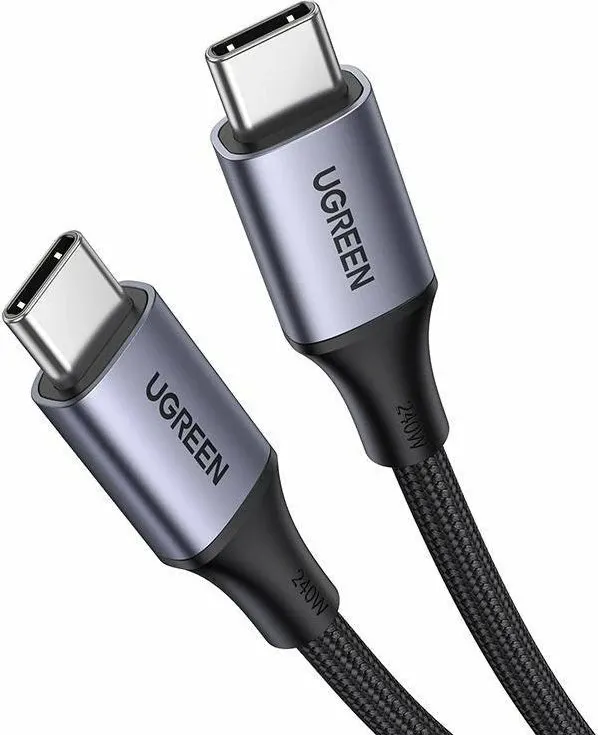 Kabllo USB-C në USB-C Ugreen 15311 1m 240W 5A 480Mbps, gri - 2
