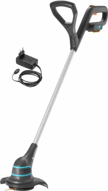 Trimer bari Gardena SmallCut Li-23R 14.4V 2.0Ah, me bateri + karikues + 5 tehe plastike, zi/gri