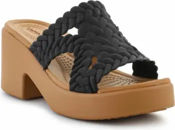 Sandale me takë për femra Crocs, të zeza [Madhësia: 36 - 37]
