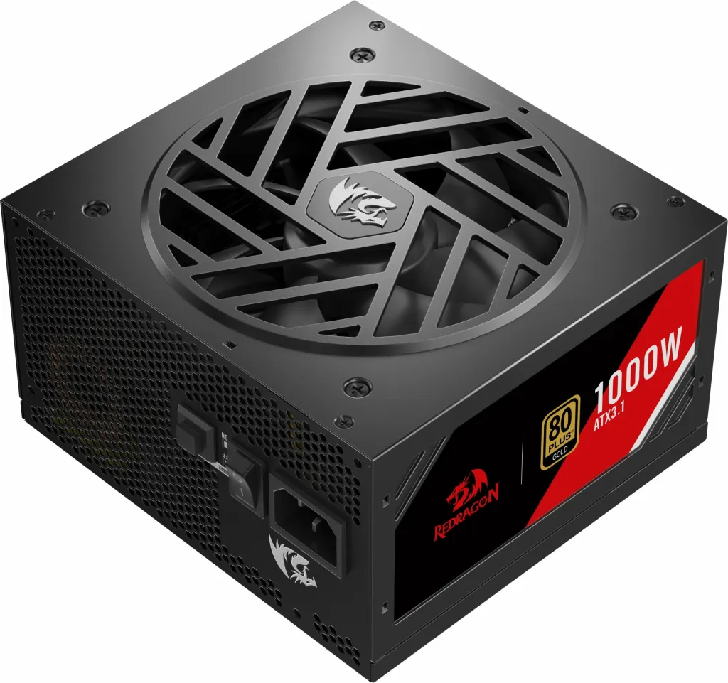 Furnizues rryme Redragon Master GC-MS03 1000W ATX 3.1, 80 Plus Gold, modular i plotë, PCIe 5.0 12VHPWR, i zi - 2