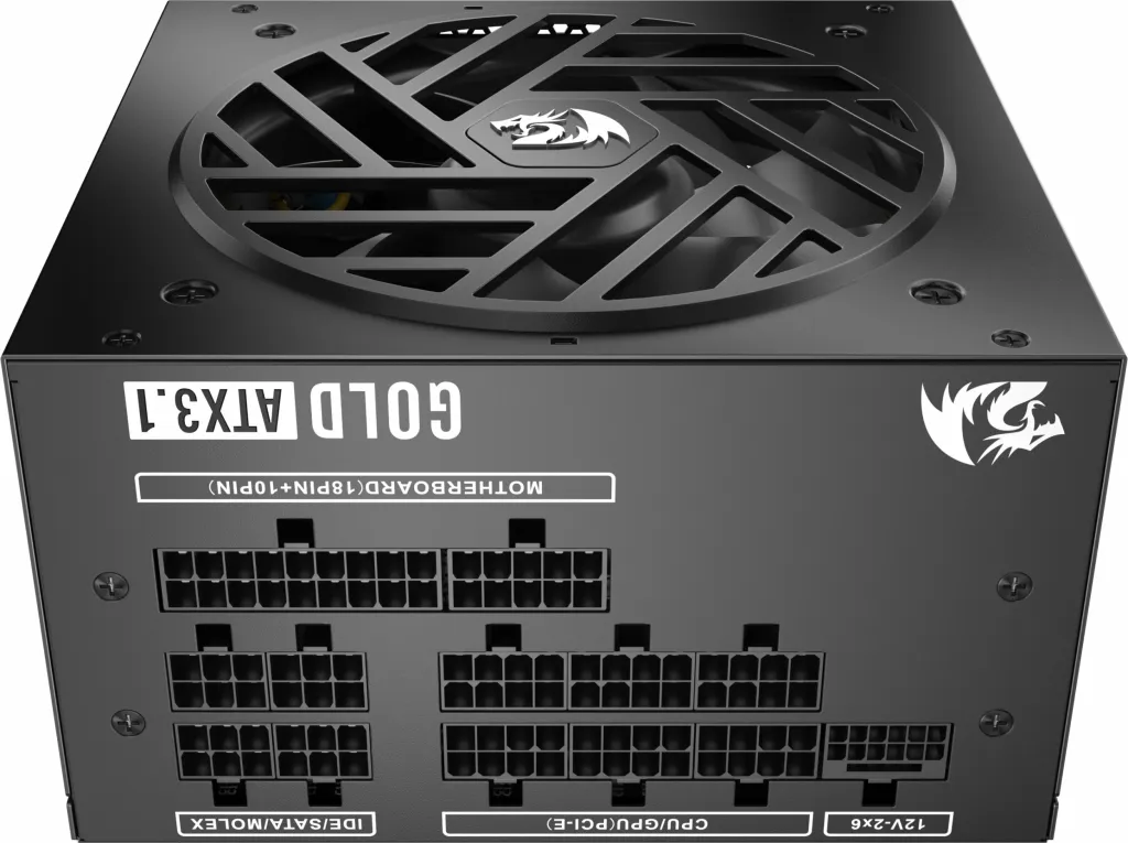 Furnizues rryme Redragon Master GC-MS03 1000W ATX 3.1, 80 Plus Gold, modular i plotë, PCIe 5.0 12VHPWR, i zi - 7