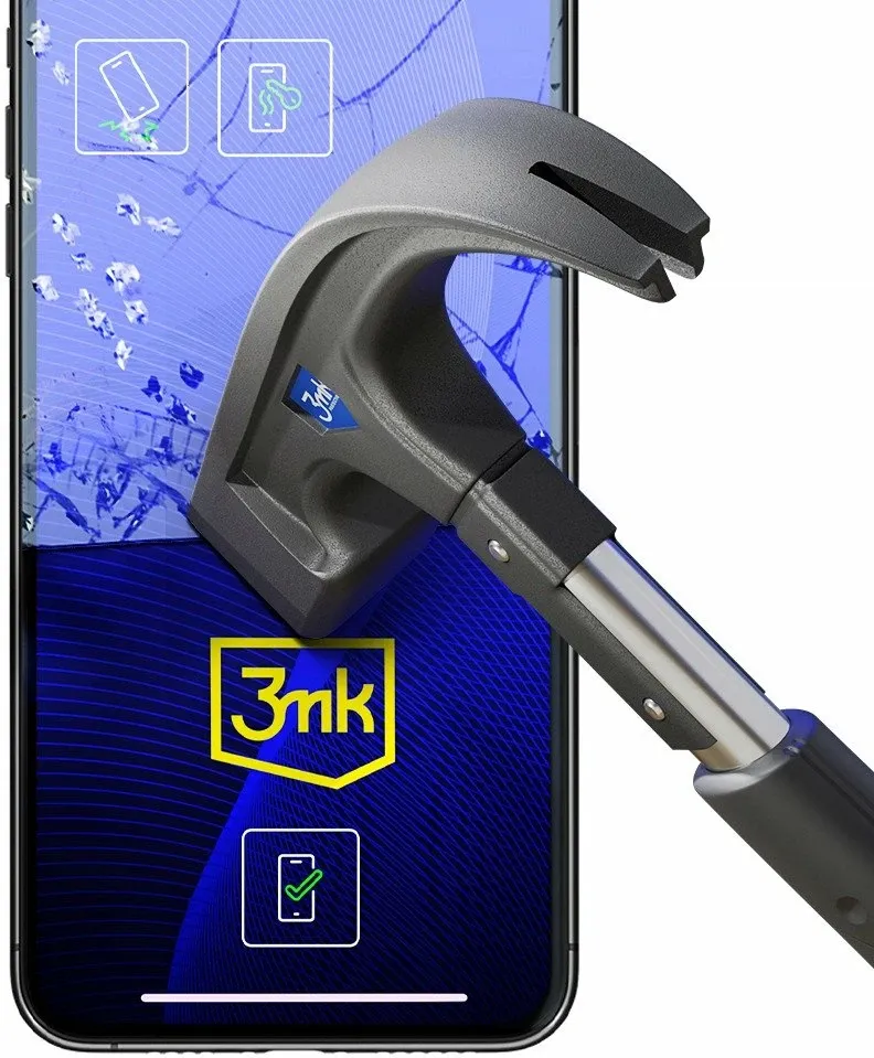 Xham hibrid mbrojtës 3MK FlexibleGlass për Samsung Galaxy S25 FE, 0.3 mm, 7H - 5