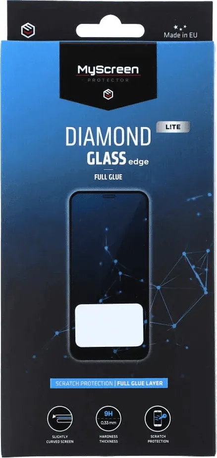 Xham mbrojtës i kalitur MyScreen Protector Diamond Lite për Samsung Galaxy A26, Edge Full Glue - 1