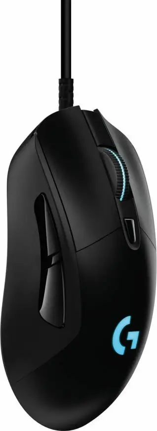 Maus Logitech G403 HERO 910-005632, 25600 DPI, RGB, USB i kablluar, i zi