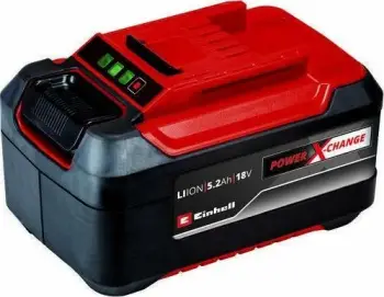 Bateri Einhell Power X-Change 4511526 18 V 5.2 Ah Li-Ion, kuqe/zezë (2 copë)