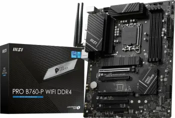 Pllakë amë MSI PRO B760-P WIFI DDR4, ATX, Wi‑Fi 6E, 2.5GbE