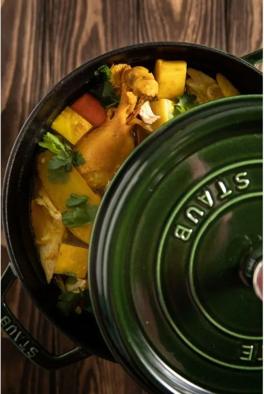Tavë gize Staub La Cocotte 40509-356-0, 24 cm, 3.8 L, e gjelbër - 4