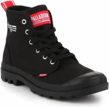 Këpucë Palladium Pampa Hi Dare për Meshkuj, të zeza [Madhësia: 37]