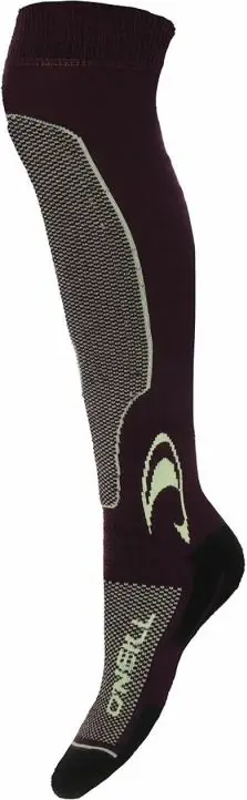 Çorape të gjata ski O'Neill, unisex, të zeza/gri [Madhësia: 35 - 38]