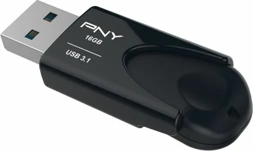 Pendrive PNY Attaché 4 3.1 16 GB USB 3.2 Gen 1 (FD16GATT431KK-EF), i zi - 1