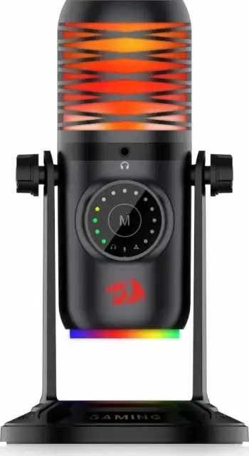 Mikrofon kondensator Redragon GM306 Stellaris, 4 mode (stereo/omni/kardioid/bidirectional), 192 kHz 16/24-bit, 3.5 mm, RGB, i zi